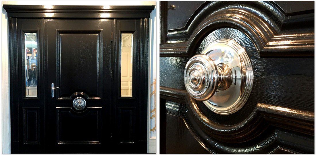 Wooden front door (fitted doors) – bespoke oak exterior door - made doors UK from double, traditional, French and other doors manufacturer