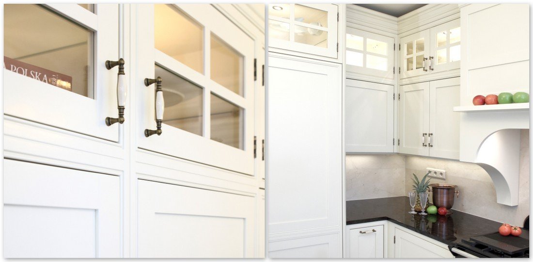 Luxury kitchen furniture - custom-made kitchen cabinets - wooden kitchens made of oak, alder and pine (solid wood kitchens)